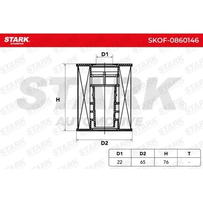 Filtr Oleju Stark SKOF-0860146 SKOF-0860146 - foto 3