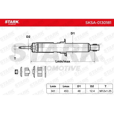 Amortyzator Stark SKSA-0130181 SKSA-0130181 - foto 4
