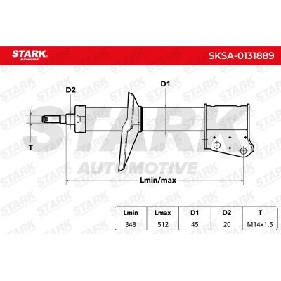 Amortyzator Stark SKSA-0131889 SKSA-0131889 - foto 3