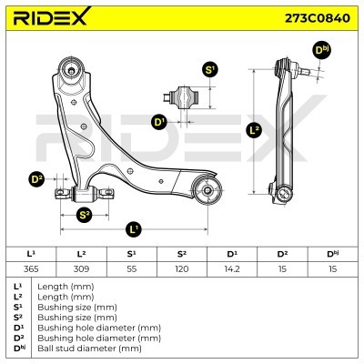 Wahacz RIDEX 273C0840 273C0840 - foto 5