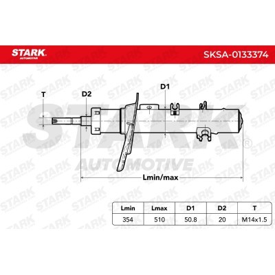 Amortyzator Stark SKSA-0133374 SKSA-0133374 - foto 6