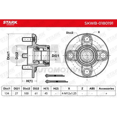 Łożysko Koła Stark SKWB-0180191 SKWB-0180191 - foto 4