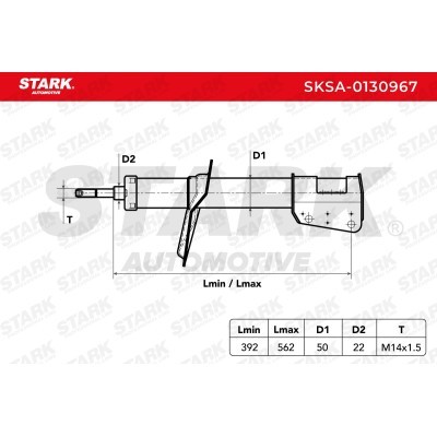 Amortyzator Stark SKSA-0130967 SKSA-0130967 - foto 9