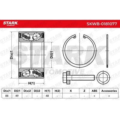 Łożysko Koła Stark SKWB-0181077 SKWB-0181077 - foto 6