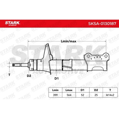 Amortyzator Stark SKSA-0130187 SKSA-0130187 - foto 3