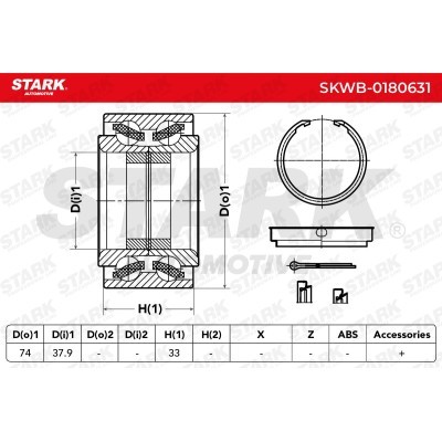 Łożysko Koła Stark SKWB-0180631 SKWB-0180631 - foto 3