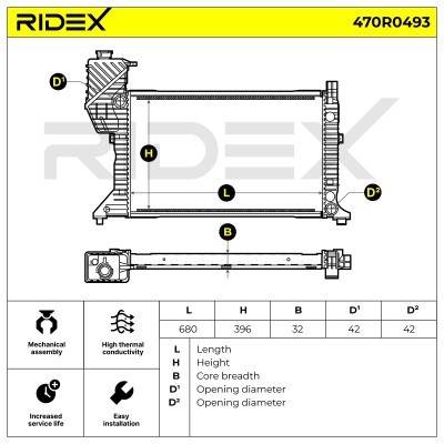 Chłodnica RIDEX 470R0493 470R0493 - foto 5