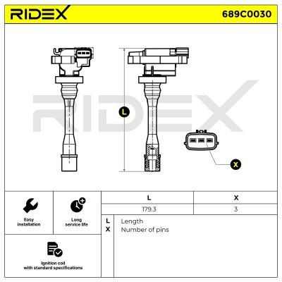 Cewka Zapłonowa RIDEX 689C0030 689C0030 - foto 6