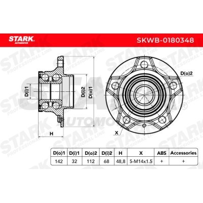 Łożysko Koła Stark SKWB-0180348 SKWB-0180348 - foto 4