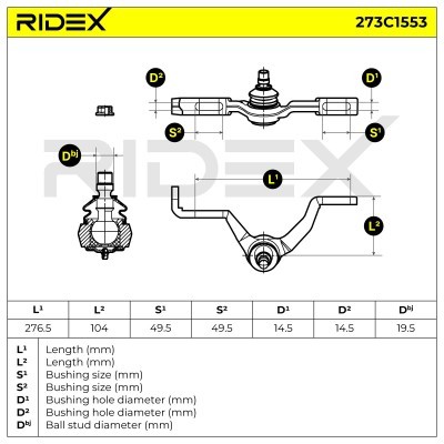 Wahacz RIDEX 273C1553 273C1553 - foto 6