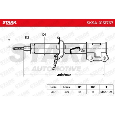 Amortyzator Stark SKSA-0131767 SKSA-0131767 - foto 3