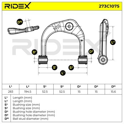 Wahacz RIDEX 273C1075 273C1075 - foto 6