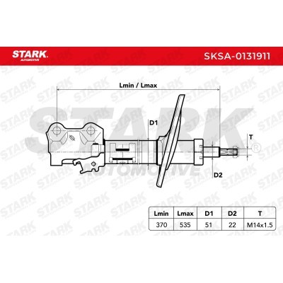 Amortyzator Stark SKSA-0131911 SKSA-0131911 - foto 7