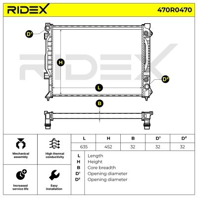 Chłodnica RIDEX 470R0470 470R0470 - foto 8