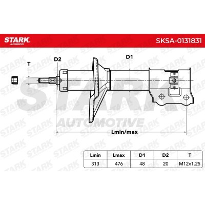 Amortyzator Stark SKSA-0131831 SKSA-0131831 - foto 4