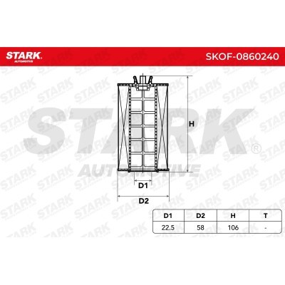 Filtr Oleju Stark SKOF-0860240 SKOF-0860240 - foto 5