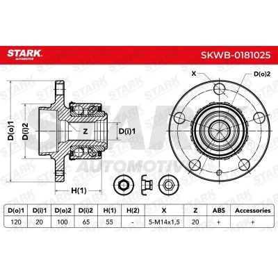 Łożysko Koła Stark SKWB-0181025 SKWB-0181025 - foto 6
