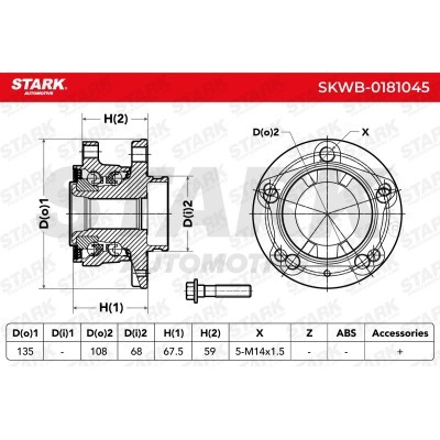 Łożysko Koła Stark SKWB-0181045 SKWB-0181045 - foto 5