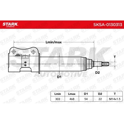 Amortyzator Stark SKSA-0130313 SKSA-0130313 - foto 3