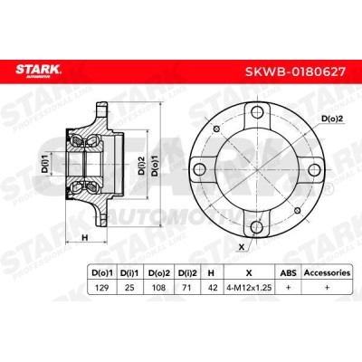 Łożysko Koła Stark SKWB-0180627 SKWB-0180627 - foto 3