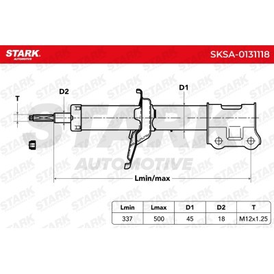 Amortyzator Stark SKSA-0131118 SKSA-0131118 - foto 3