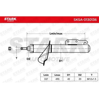 Amortyzator Stark SKSA-0130136 SKSA-0130136 - foto 4