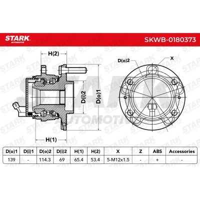 Łożysko Koła Stark SKWB-0180373 SKWB-0180373 - foto 5