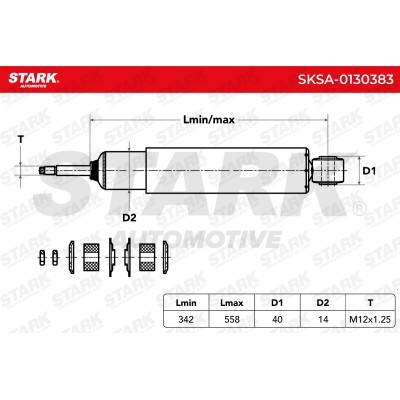Amortyzator Stark SKSA-0130383 SKSA-0130383 - foto 3