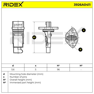Przepływomierz RIDEX 3926A0411 3926A0411 - foto 7