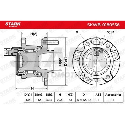 Łożysko Koła Stark SKWB-0180536 SKWB-0180536 - foto 4