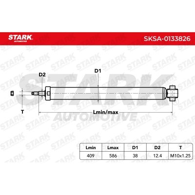 Amortyzator Stark SKSA-0133826 SKSA-0133826 - foto 6