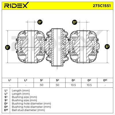 Wahacz RIDEX 273C1551 273C1551 - foto 6