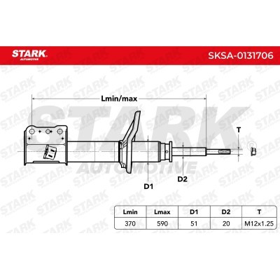 Amortyzator Stark SKSA-0131706 SKSA-0131706 - foto 9