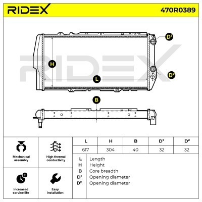 Chłodnica RIDEX 470R0389 470R0389 - foto 6