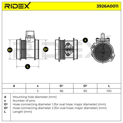 Przepływomierz RIDEX 3926A0011 3926A0011 - foto 8
