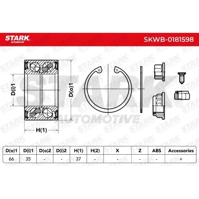 Łożysko Koła Stark SKWB-0181598 SKWB-0181598 - foto 6
