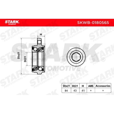 Łożysko Koła Stark SKWB-0180565 SKWB-0180565 - foto 5
