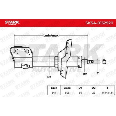 Amortyzator Stark SKSA-0132920 SKSA-0132920 - foto 5