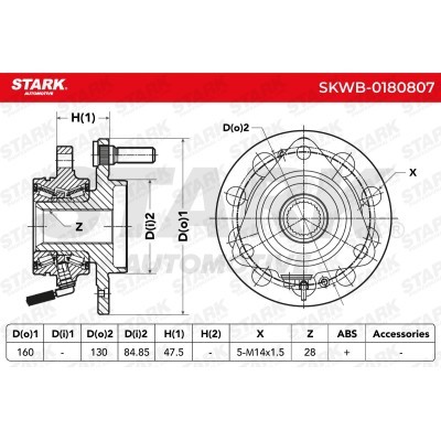 Łożysko Koła Stark SKWB-0180807 SKWB-0180807 - foto 6