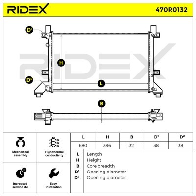 Chłodnica RIDEX 470R0132 470R0132 - foto 7
