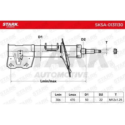 Amortyzator Stark SKSA-0131130 SKSA-0131130 - foto 4