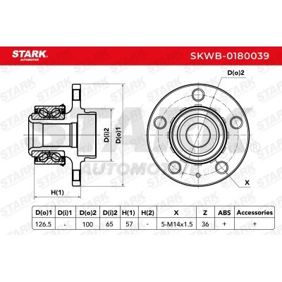 Łożysko Koła Stark SKWB-0180039 SKWB-0180039 - foto 2
