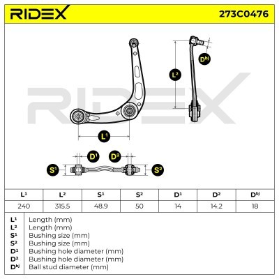 Wahacz RIDEX 273C0476 273C0476 - foto 10