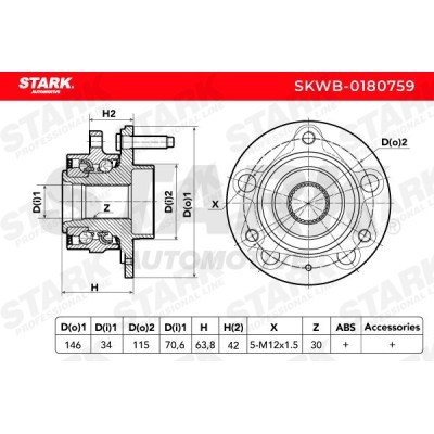 Łożysko Koła Stark SKWB-0180759 SKWB-0180759 - foto 6