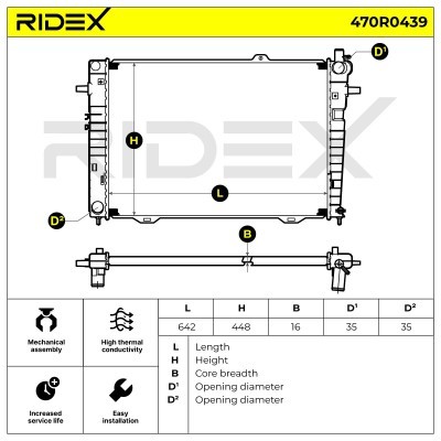 Chłodnica RIDEX 470R0439 470R0439 - foto 4