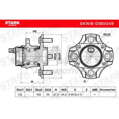 Łożysko Koła Stark SKWB-0180049 SKWB-0180049 - foto 4