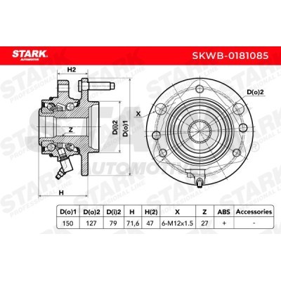 Łożysko Koła Stark SKWB-0181085 SKWB-0181085 - foto 6