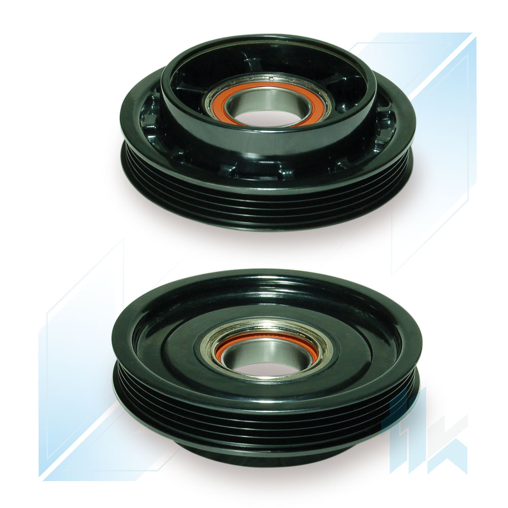 Koło Pasowe Sprężarki Klimatyzacji DENSO 6SEU16C 4PK (PV4) Ø130/Ø125 GM 111D6E6400 - foto 5