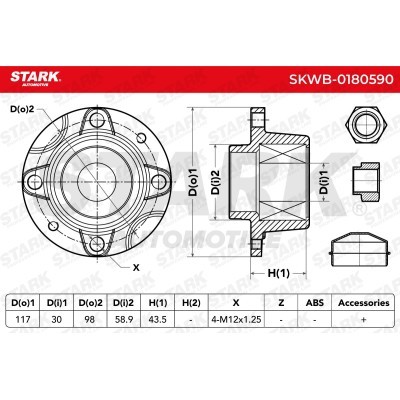 Łożysko Koła Stark SKWB-0180590 SKWB-0180590 - foto 5
