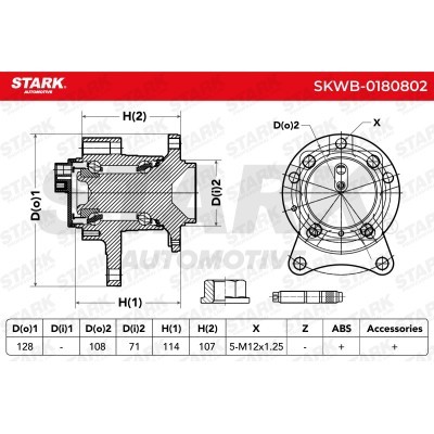 Łożysko Koła Stark SKWB-0180802 SKWB-0180802 - foto 5